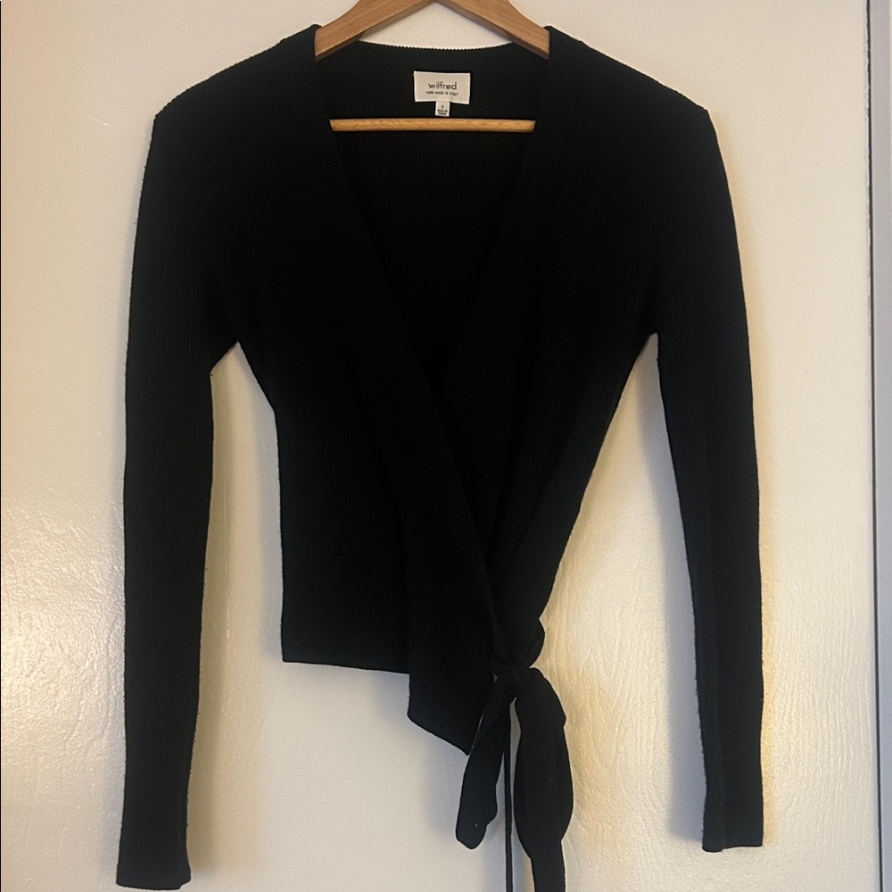Aritzia ballet Wrap Sweater
